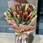 بوكيه ليليوم احمر