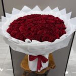 بوكيه احمر كبير