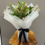 بوكيه ليليوم وردي